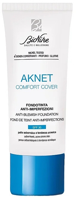 Тональная основа для проблемной кожи - BioNike Acne Comfort Cover Foundation — фото N1