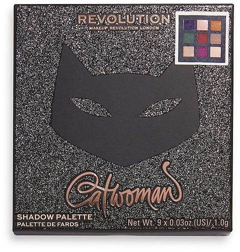 Палетка тіней "Жінка-кішка" - Makeup Revolution X DC Catwoman Shadow Palette Jewel Thief — фото N5