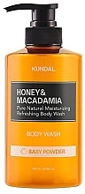 Гель для душу "Дитяча присипка" - Kundal Honey & Macadamia Body Wash Baby Powder — фото N1