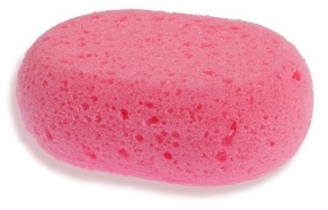 Мочалка для душу "Family", 6017, рожева - Donegal Bath Sponge — фото N1