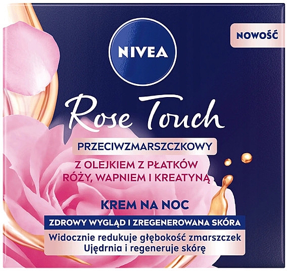 Ночной крем для лица - NIVEA Rose Touch Night Cream — фото N1