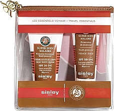 Парфумерія, косметика Набір сонцезахисний для обличчя й тіла - Sisley Travel Essentials (sun/cr/40ml + sun/b/cr/50ml + bag)