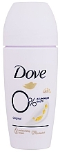 Дезодорант шариковый, без содержания алюминия - Dove 0% Alu Original Deodorant 48h Roll-On — фото N1