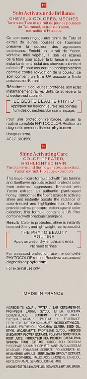 Несмываемый уход для волос - Phyto Color Care Shine Activating Care — фото N3