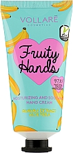 Крем для рук "Банан + Алое" - Vollare Vegan Fruity Hands Hand Cream — фото N1