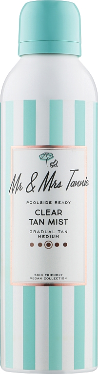 Спрей-автозасмага для тіла - Mr & Mrs Tannie Clear Tan Mist — фото N1