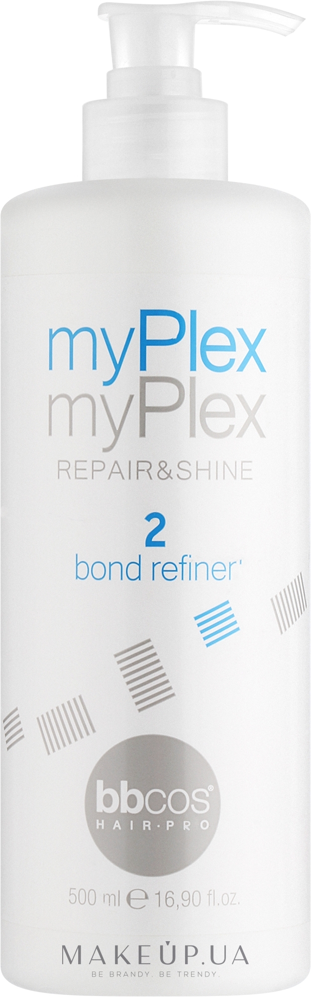 Универсальное средство для улучшения структуры волос - BBcos MyPlex Remover Shine Bond Refiner — фото 500ml