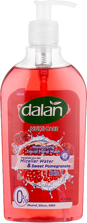 Мыло жидкое & Мицеллярная вода "Сладкий гранат" - Dalan Multi Care Micellar Water & Sweet Pomegranat — фото N1