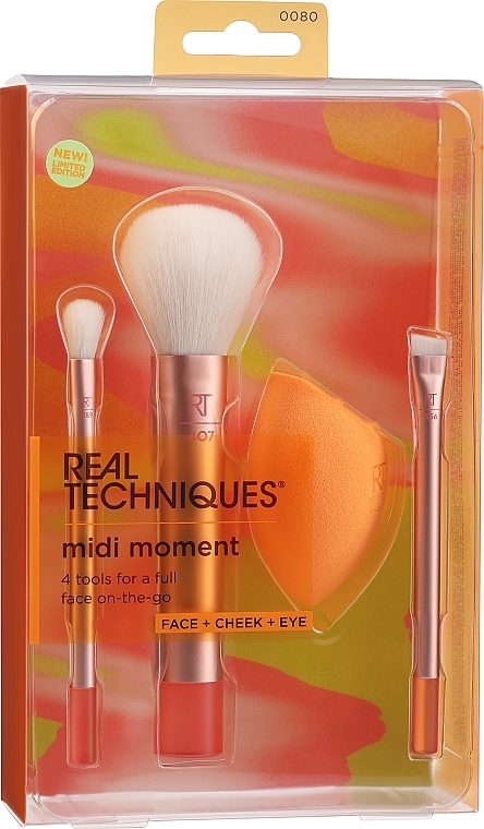 Набір для макіяжу - Real Techniques Midi Moment Face + Cheek + Eye — фото N1