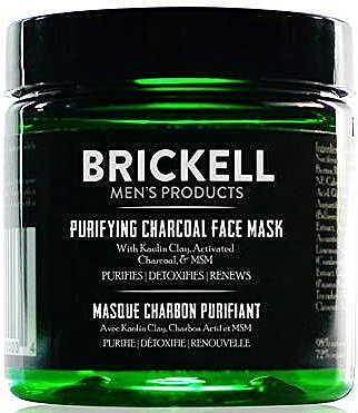 Очищающая угольная маска для лица - Brickell Men's Products Purifying Charcoal Face Mask — фото N1