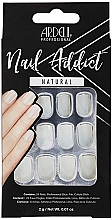 Духи, Парфюмерия, косметика Набор накладных ногтей - Ardell Nail Addict Artifical Nail Set Natural Squared