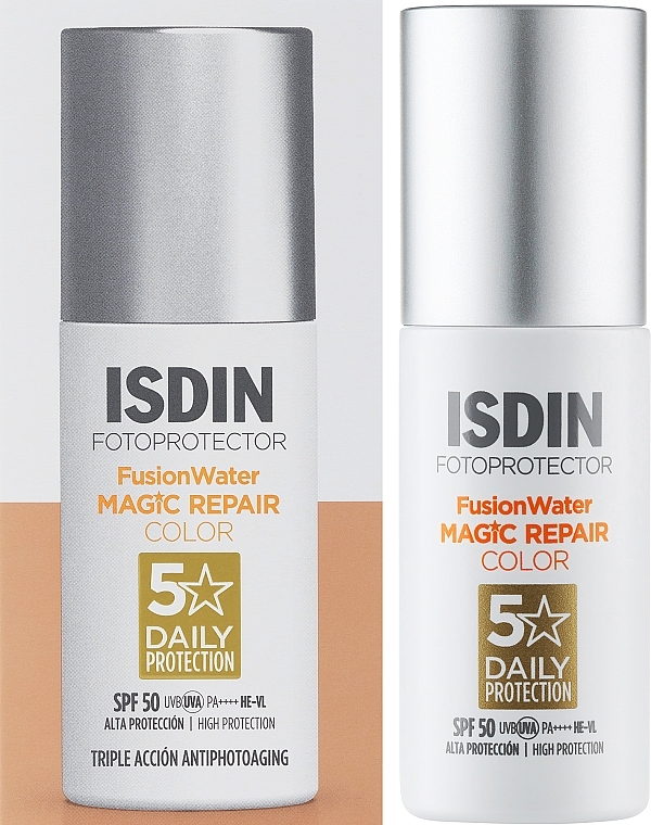 Сонцезахисний крем для обличчя - Isdin Foto Ultra Age Repair Color SPF50 — фото N2