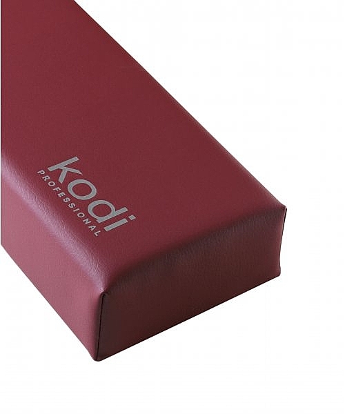 Подлокотник для маникюра прямоугольный, бордовый - Kodi Professional Armrest Bordo — фото N2