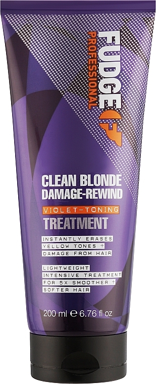 Маска для волосся - Fudge Clean Blonde Damage Rewind Treatment — фото N1
