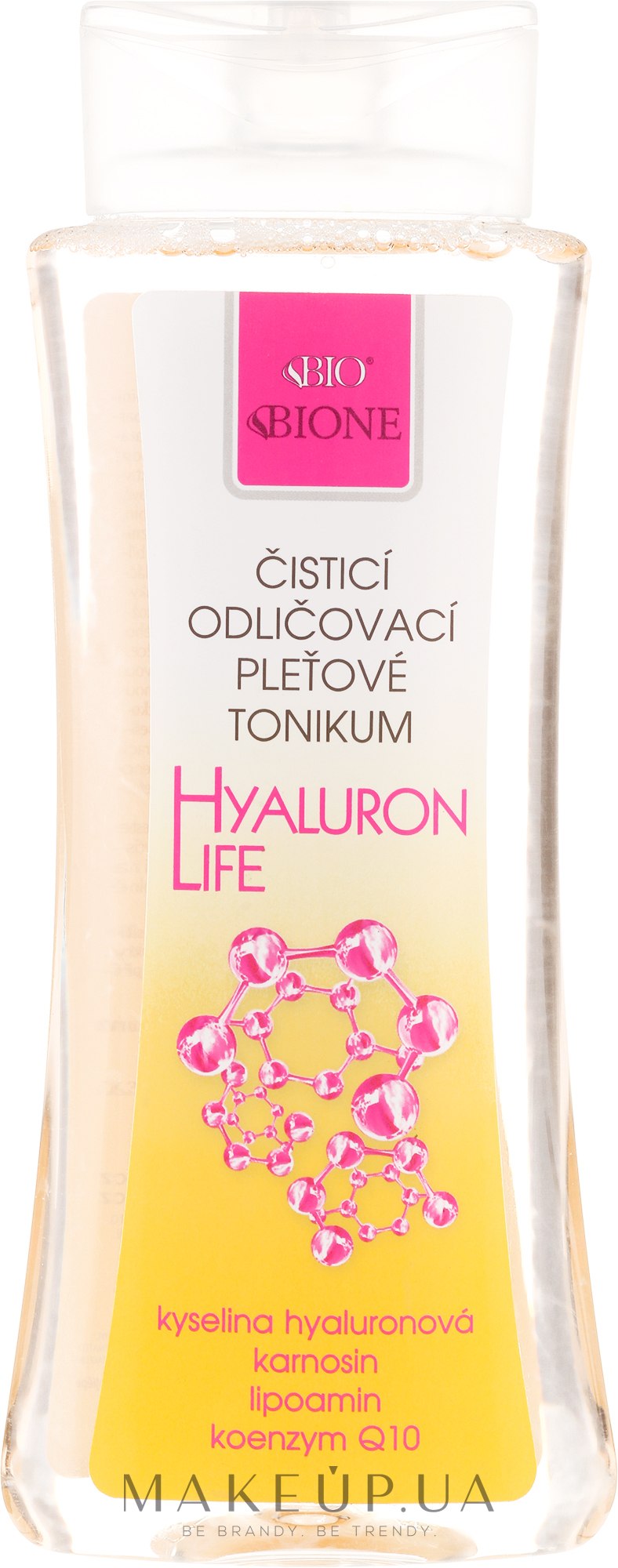 Очищающий тоник для лица - Bione Cosmetics Hyaluron Life Cleansing Facial Tonic — фото 255ml