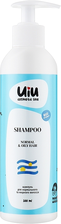 Шампунь для нормальных и жирных волос - Uiu Shampoo — фото N1