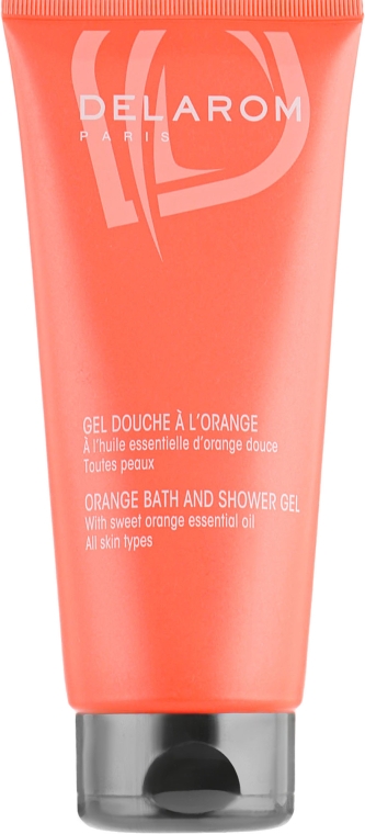 Апельсиновий гель для душу - Delarom Orange Bath&Shower Gel — фото N1