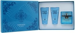 Духи, Парфюмерия, косметика Versace Man Eau Fraiche - Набор (edt/50ml + sh/g/50ml + sham/50ml )