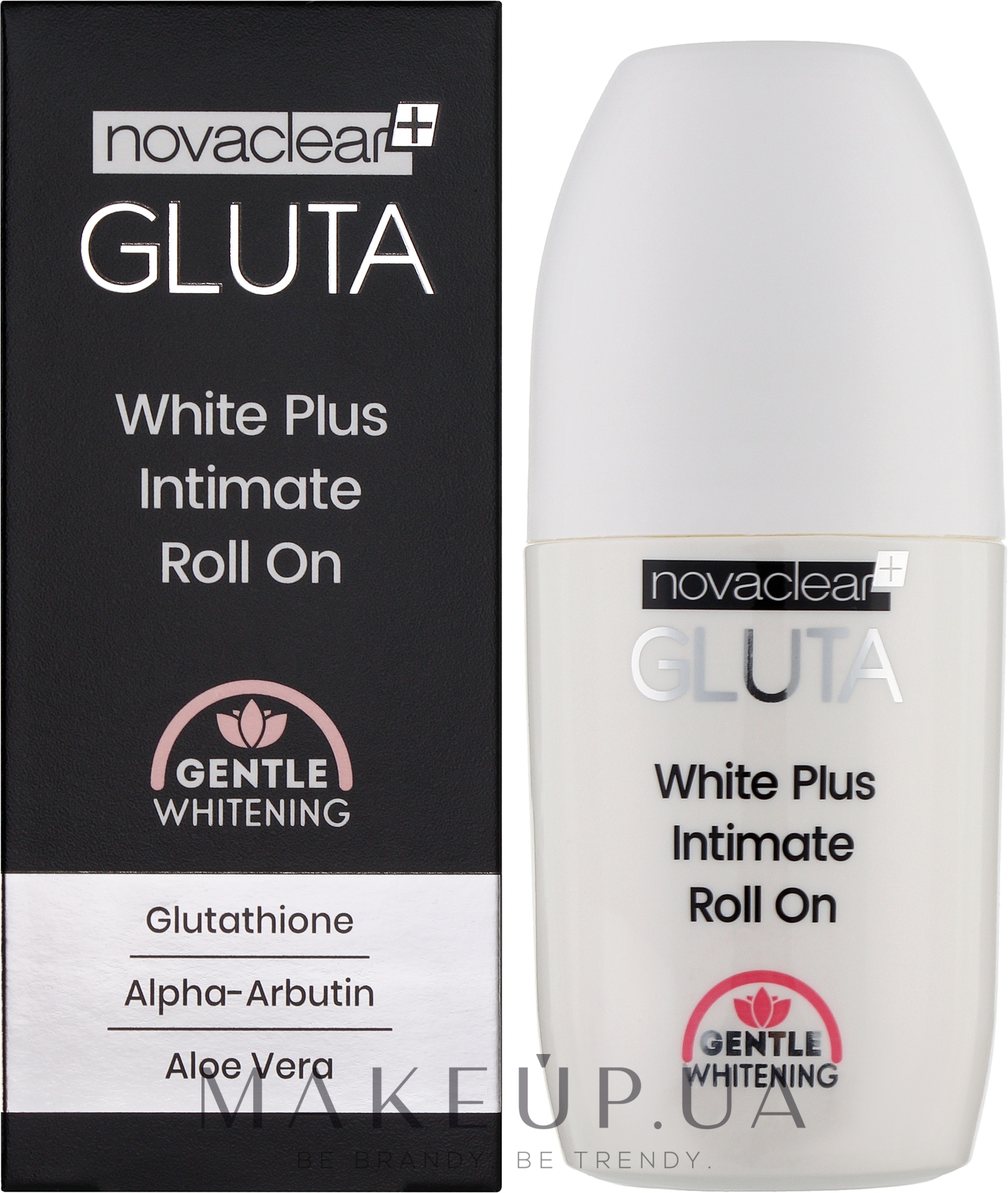 Ролик для области бикини - Novaclear Gluta White Plus Intimate Roll On — фото 50ml