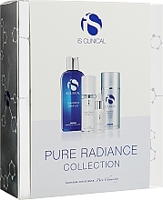 Духи, Парфюмерия, косметика УЦЕНКА Набор для осветления кожи - Is Clinical Pure Radiance Collection (cl/gel/180ml + serum/15ml + cr/30g + sun/cr/100g) *