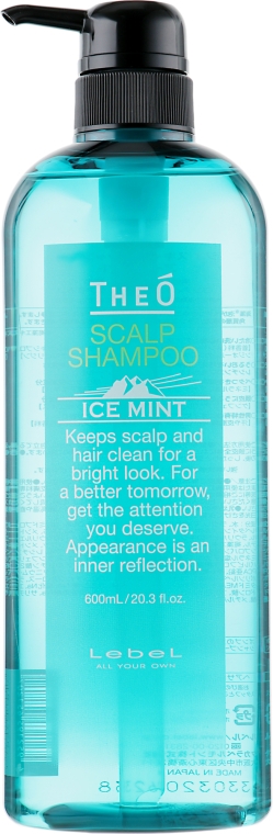 Шампунь - Lebel Theo Scalp Shampoo Ice Mint — фото N1