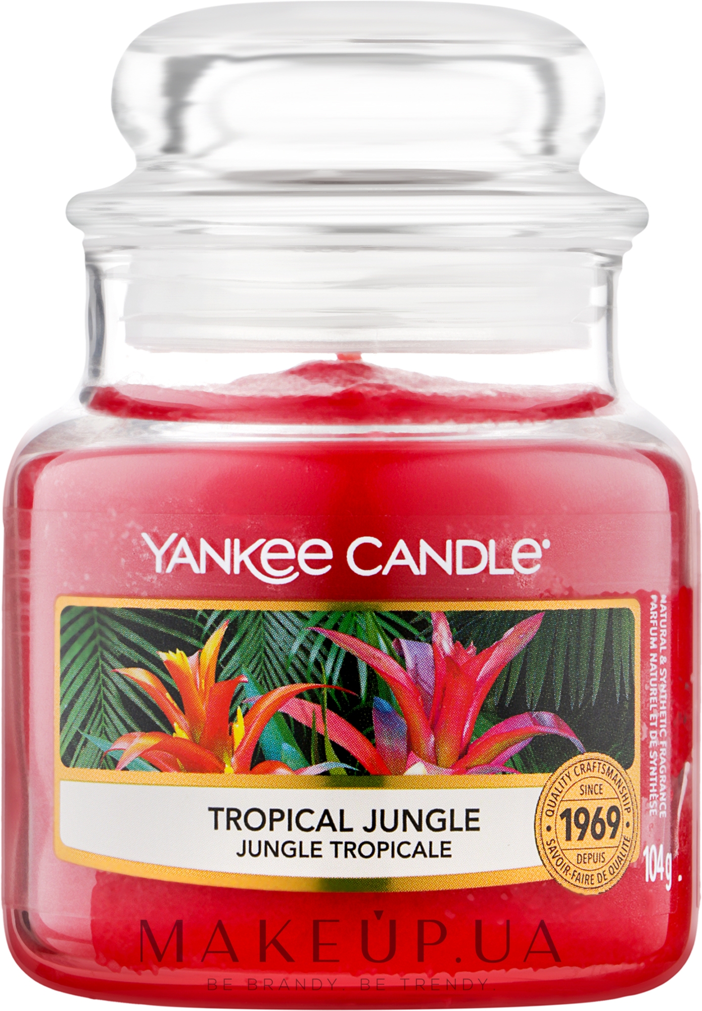 Ароматическая свеча "Тропические джунгли" в банке - Yankee Candle Tropical Jungle — фото 104g
