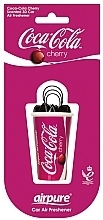 Парфумерія, косметика Освіжувач повітря для автомобіля "Кока-кола вишня" - Airpure Car Air Freshener Coca-Cola 3D Cherry