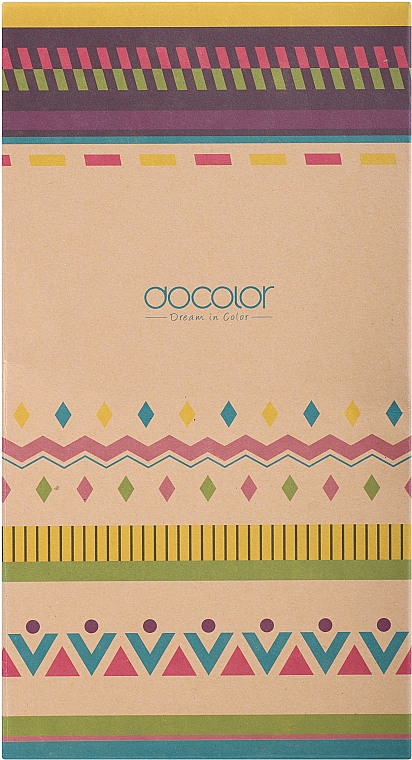 Набір пензлів для макіяжу "Boho Bamboo" Р0906, 9 шт. - Docolor Makeup Brush Set — фото N2