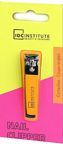 Кусачки для нігтів, помаранчеві - IDC Institute Neon Nail Clipper — фото N1