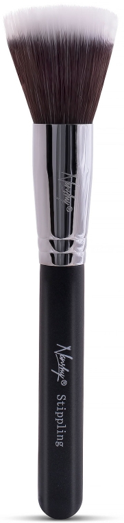 Кисть для тонального крема MC-S-02 - Nanshy Stippling Brush Onyx Black — фото N1