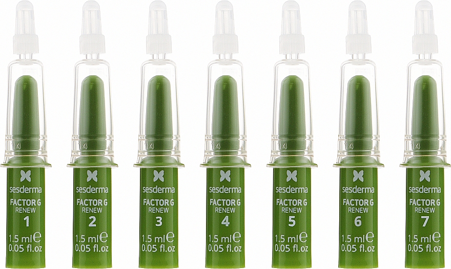 Ампулы для лица - SesDerma Laboratories Factor G Renew Biostimulating Ampoules Anti-Ageing Action — фото N2