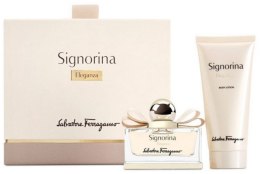 Парфумерія, косметика Salvatore Ferragamo Signorina Eleganza - Набір (edp/50ml + b/lot/100ml)