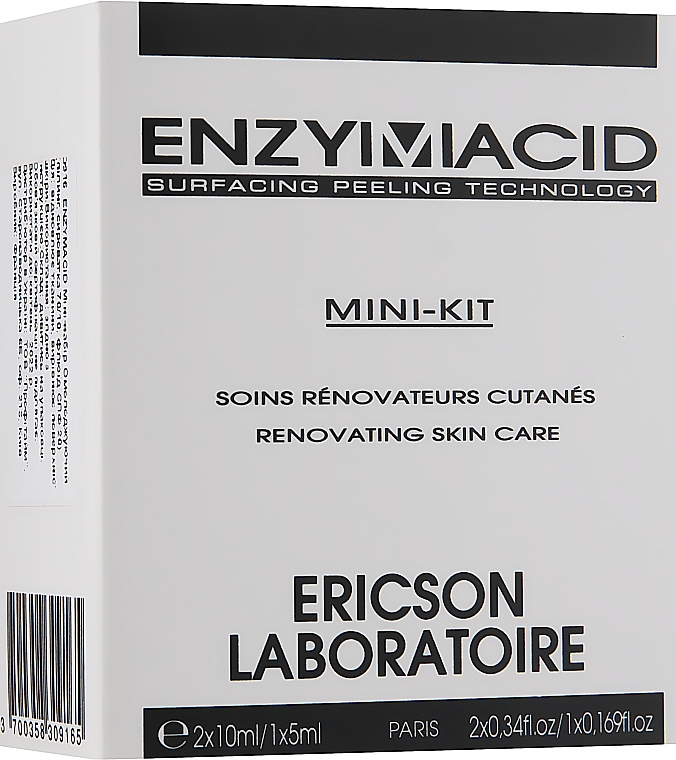 Набор - Ericson Laboratoire Enzymacid Mini-Kit (scrab/10ml + fluid/10ml + serum/5ml)