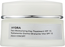 Духи, Парфюмерия, косметика Супер-увлажняющий и укрепляющий дневной крем SPF 15 для всех типов кожи лица - Beauty Spa Aqua Concept Hydra