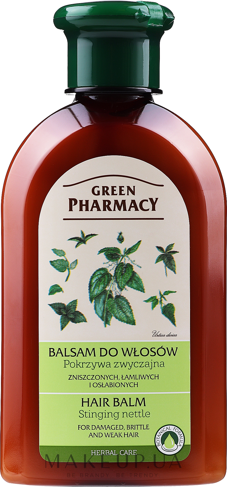 Бальзам-маска для ламкого, втомленого, виснаженого волосся - Зеленая Аптека — фото 300ml