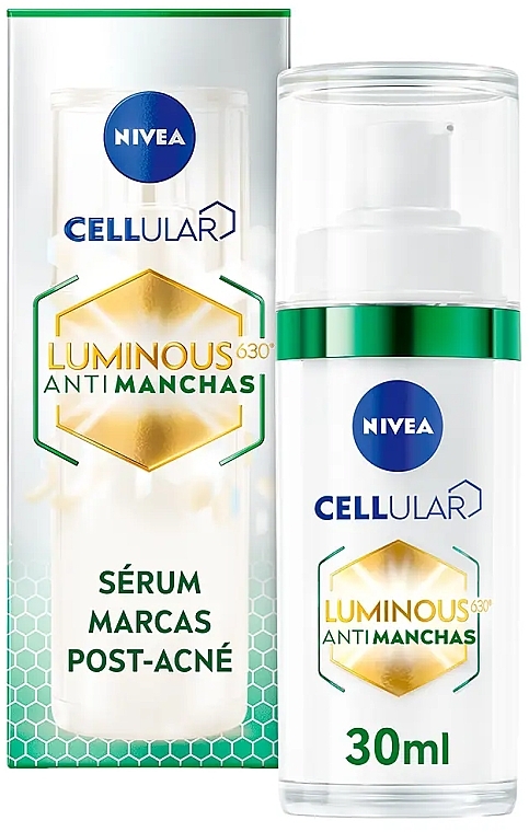 Сироватка проти плям після прищів - NIVEA Cellular Luminous 630 Serum — фото N1