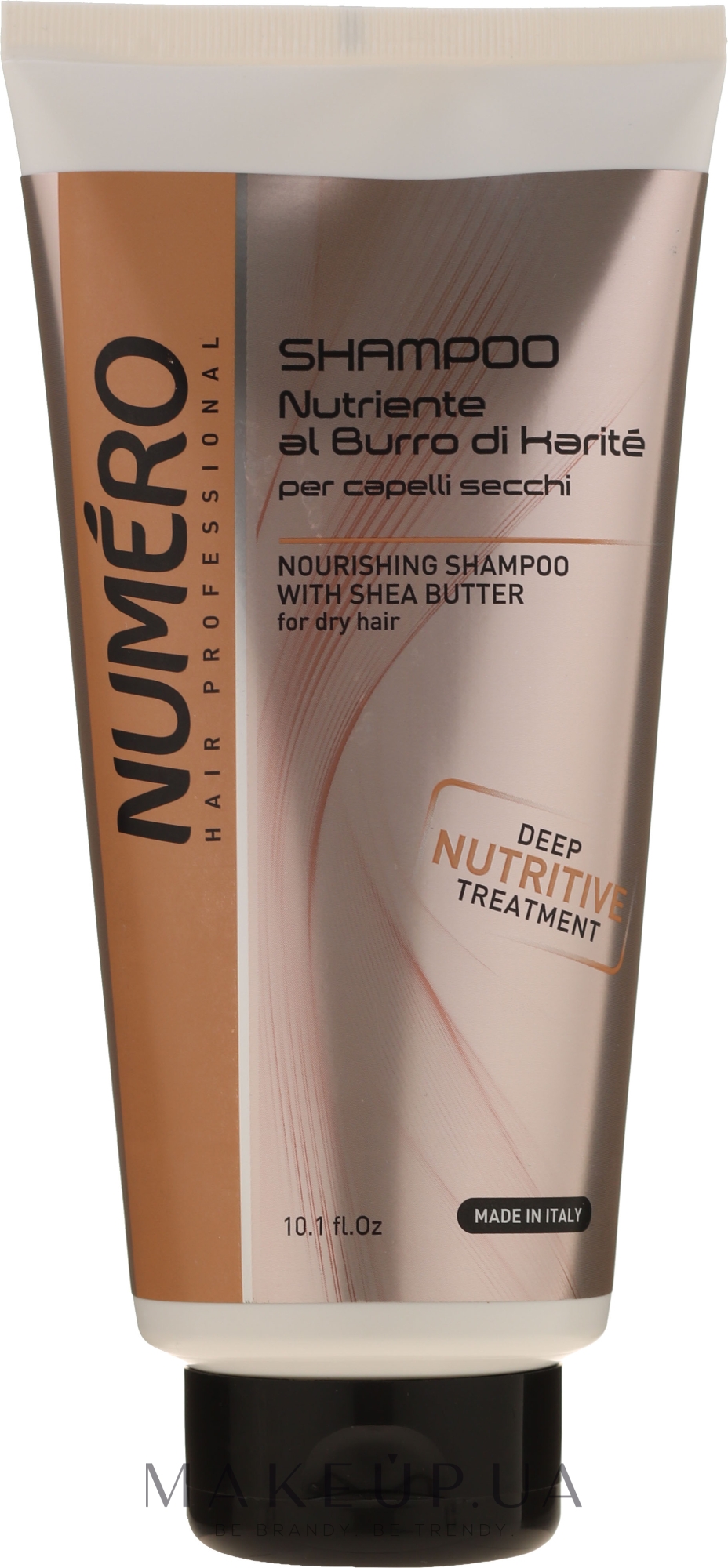 Шампунь для волос питательный с маслом карите - Brelil Numero Nourishing Shampoo With Shea Butter — фото 300ml