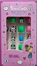 Накладные ногти для детей "Диско", 965 - Deni Carte Magic Miss Tips — фото N1