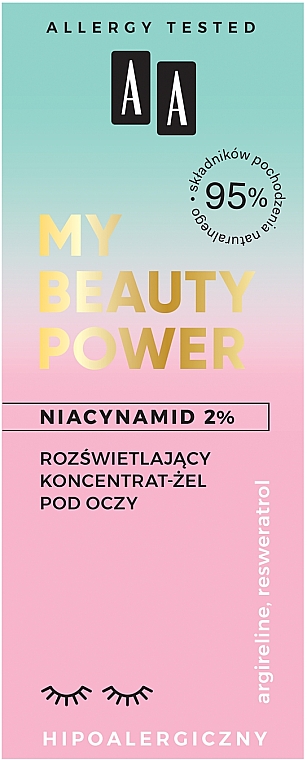 Концентрат-гель для очей - AA My Beauty Power Niacynamid 2% — фото N3