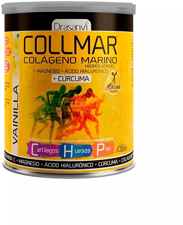 Харчова добавка "Колаген + магній + гіалуронова кислота" куркума-ваніль - Drasanvi Collmar Magnesium Curcuma Vanilla — фото N1