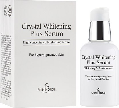Сыворотка осветляющая против пигментации кожи лица - The Skin House Crystal Whitening Plus Serum — фото N1