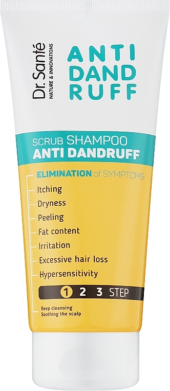 Шампунь-скраб против перхоти - Dr. Sante Anti Dandruff — фото N1