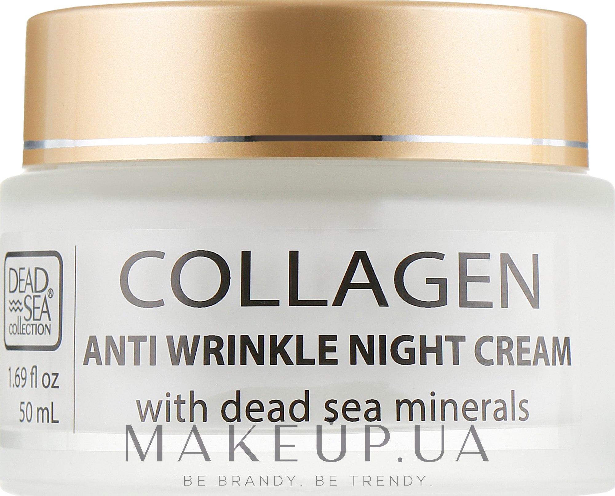 Крем для обличчя - Dead Sea Collagen Anti-Wrinkle Night Cream — фото 50ml