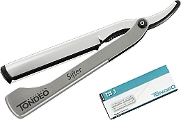Бритва перукарська складана з 10 змінними лезами - Tondeo Sifter Classic + 10 TSS3 Blades — фото N1