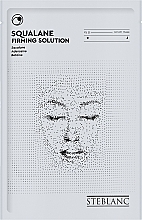 Парфумерія, косметика Тканинна маска-сироватка для обличчя "Зміцнювальна" - Steblanc Squalane Firming Solution