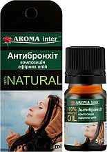 Композиція ефірних олій "Антибронхіт" - Aroma Inter — фото N4