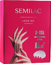 Духи, Парфюмерия, косметика Набор для гелевого маникюра - Semilac Love Me Customized Manicure Kit
