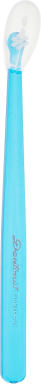 Набор "Ортодонтический", розовая щетка + синяя - Dentonet Pharma (single brush/1 шт. + toothbrush/1 шт. + holder/1 шт. + d/s/brush/6 шт. + penal) — фото N5