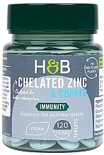 Пищевая добака "Цинк и медь", 15 mg - Holland & Barrett Zinc & Copper — фото N1