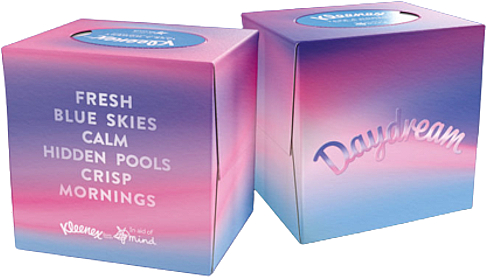 Салфетки в коробке, 48 шт., Daydream - Kleenex Mindfulness Collection — фото N3